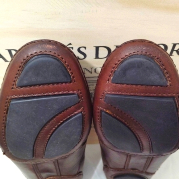 Valentino Garavani Shoes Italian Leather Loafers Brown With Dust Bag US 8 EU 41 - Picture 11 of 16